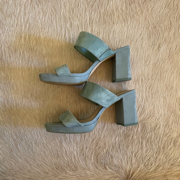 Zara Teal Pumps - Picture 3 of 5